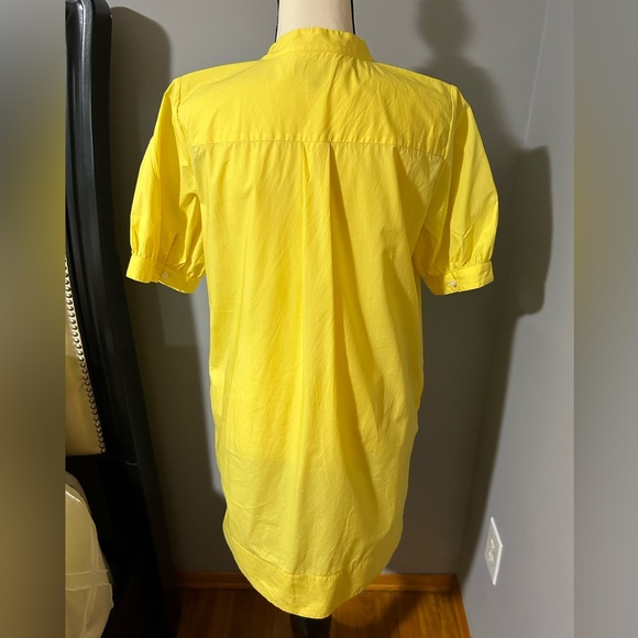 J. Crew Short-Sleeve Mini Shirtdress Cotton Poplin - Picture 3 of 10